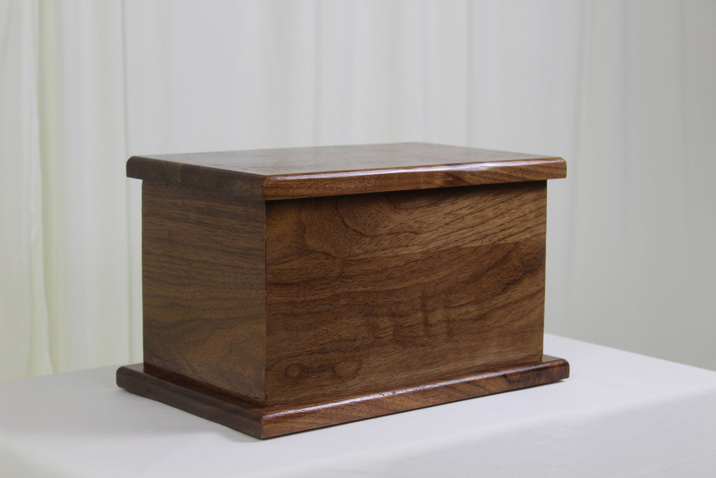 Walnut Memorial Urn