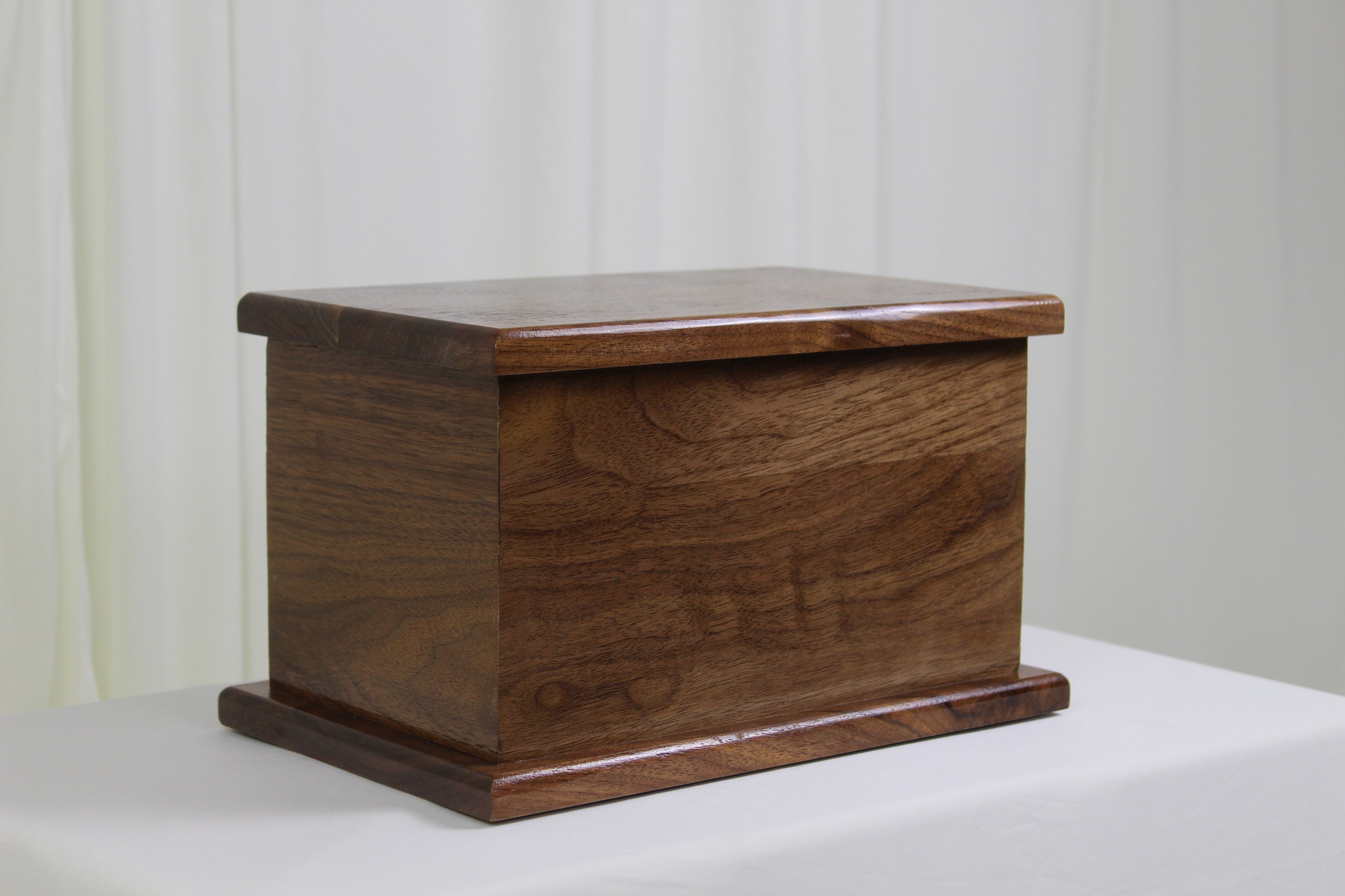 Walnut Memorial Urn