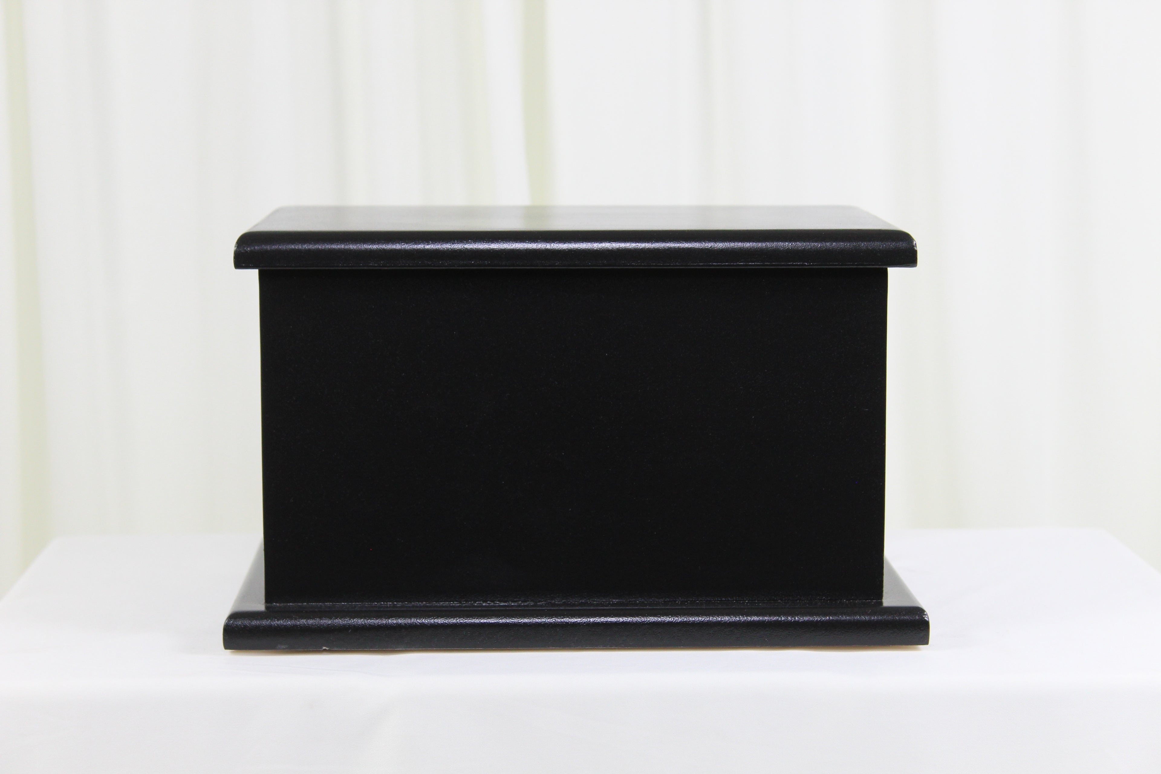 Painted Memorial Urn - Black