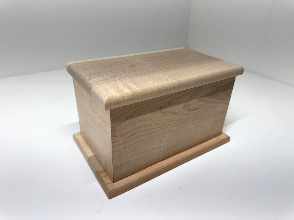 Maple Memorial Urn finish