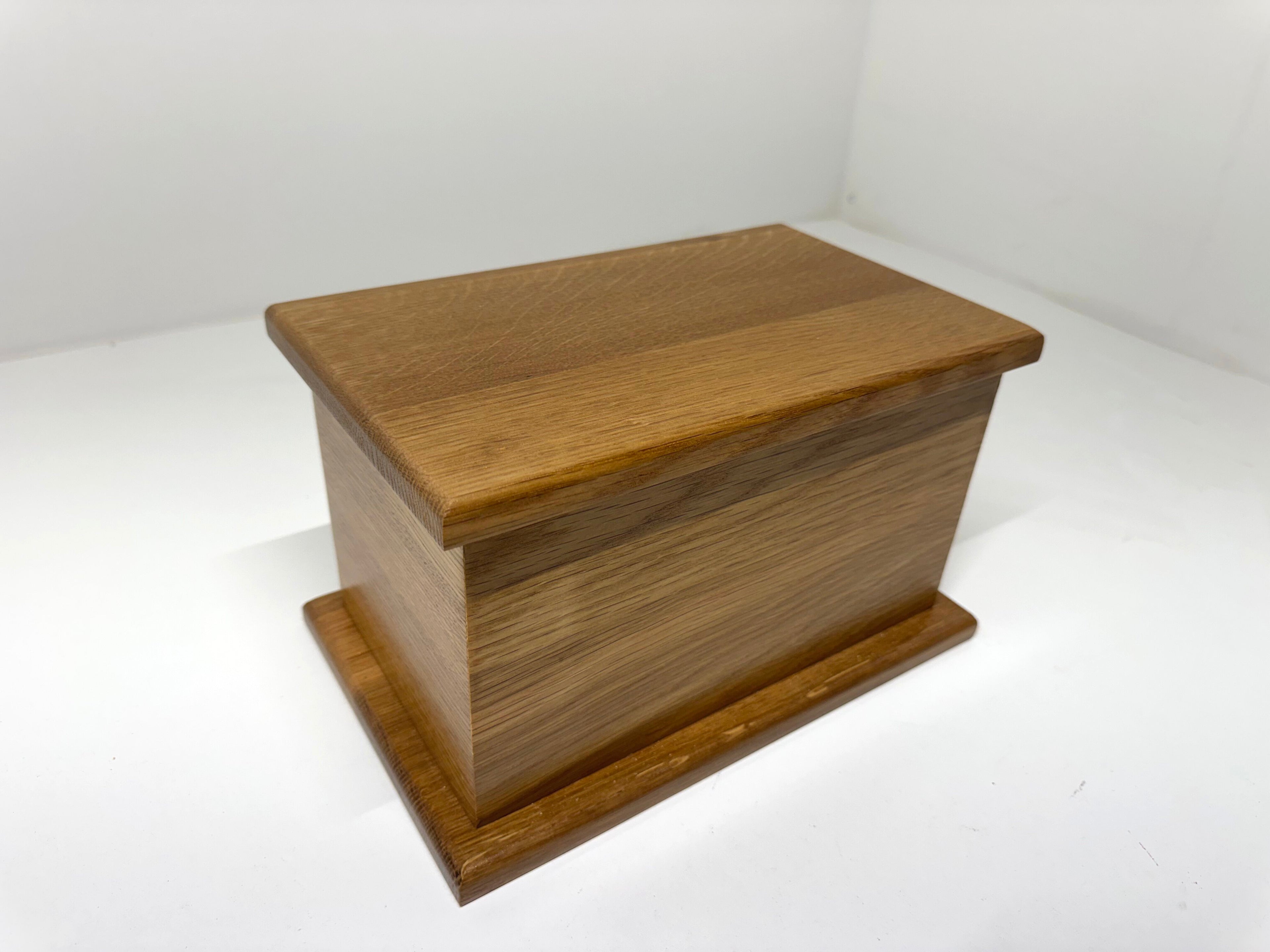 Oak Memorial Urn finish