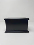 Black Painted Memorial Urn