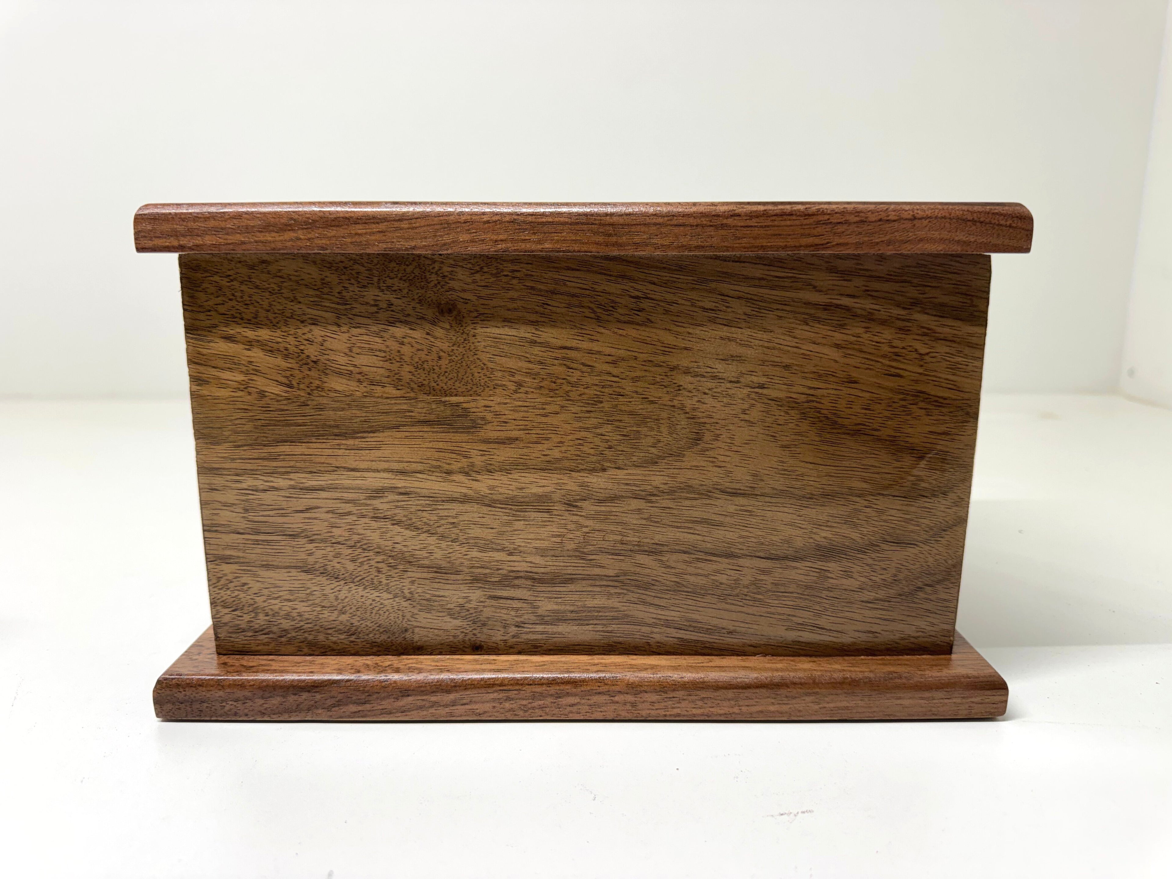 Walnut Memorial Urn