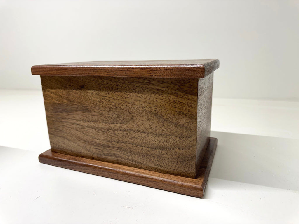 Walnut Memorial Urn finish